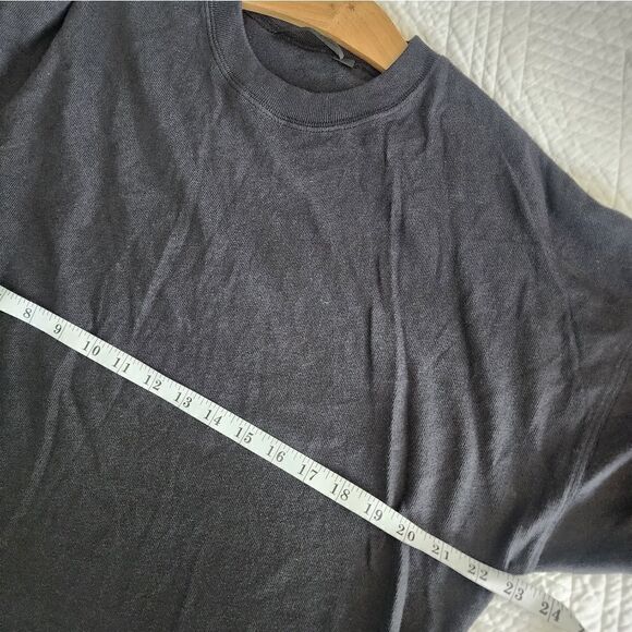 Jenni kayne crewneck oversized sweatshirt cotton light sweater - Picture 6 of 11